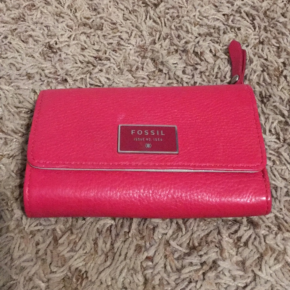 Pink Fossil Wallet